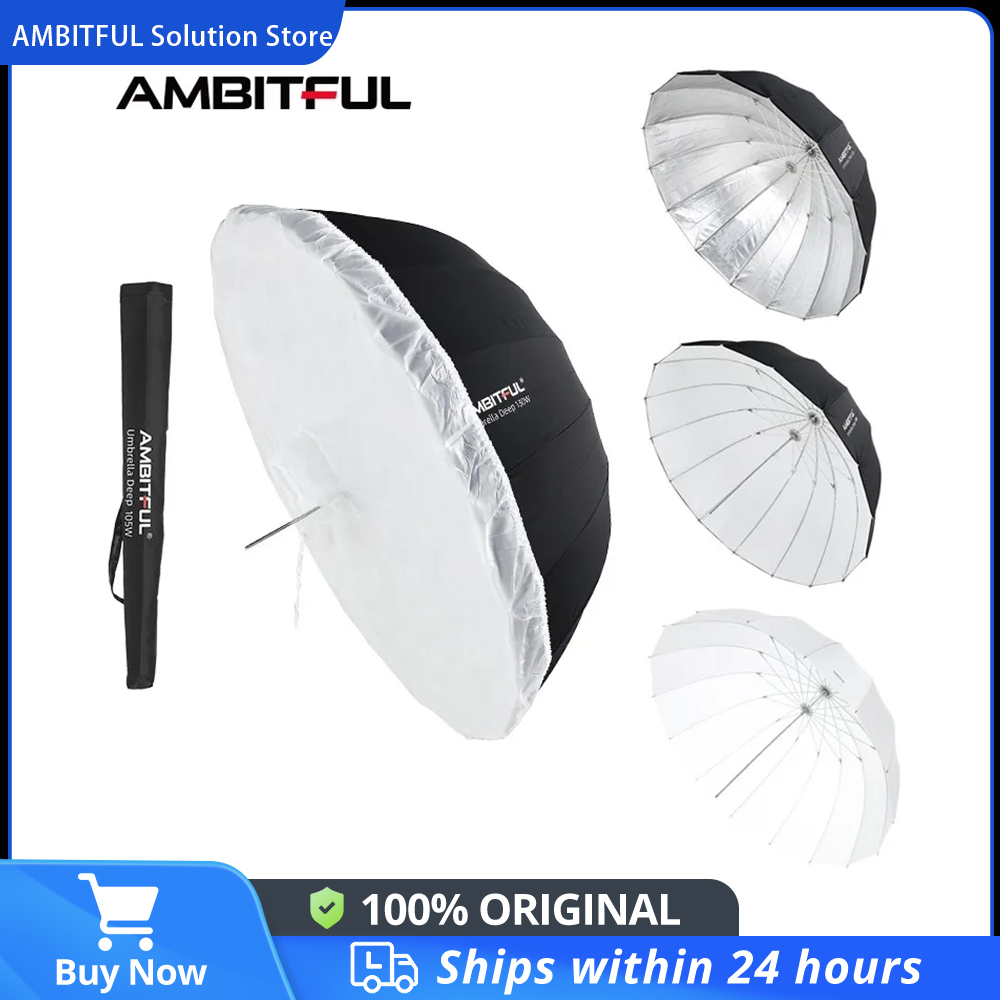 Parabolic Umbrella Deep - AMBITFUL 105cm 130cm 160cm Deep Parabolic