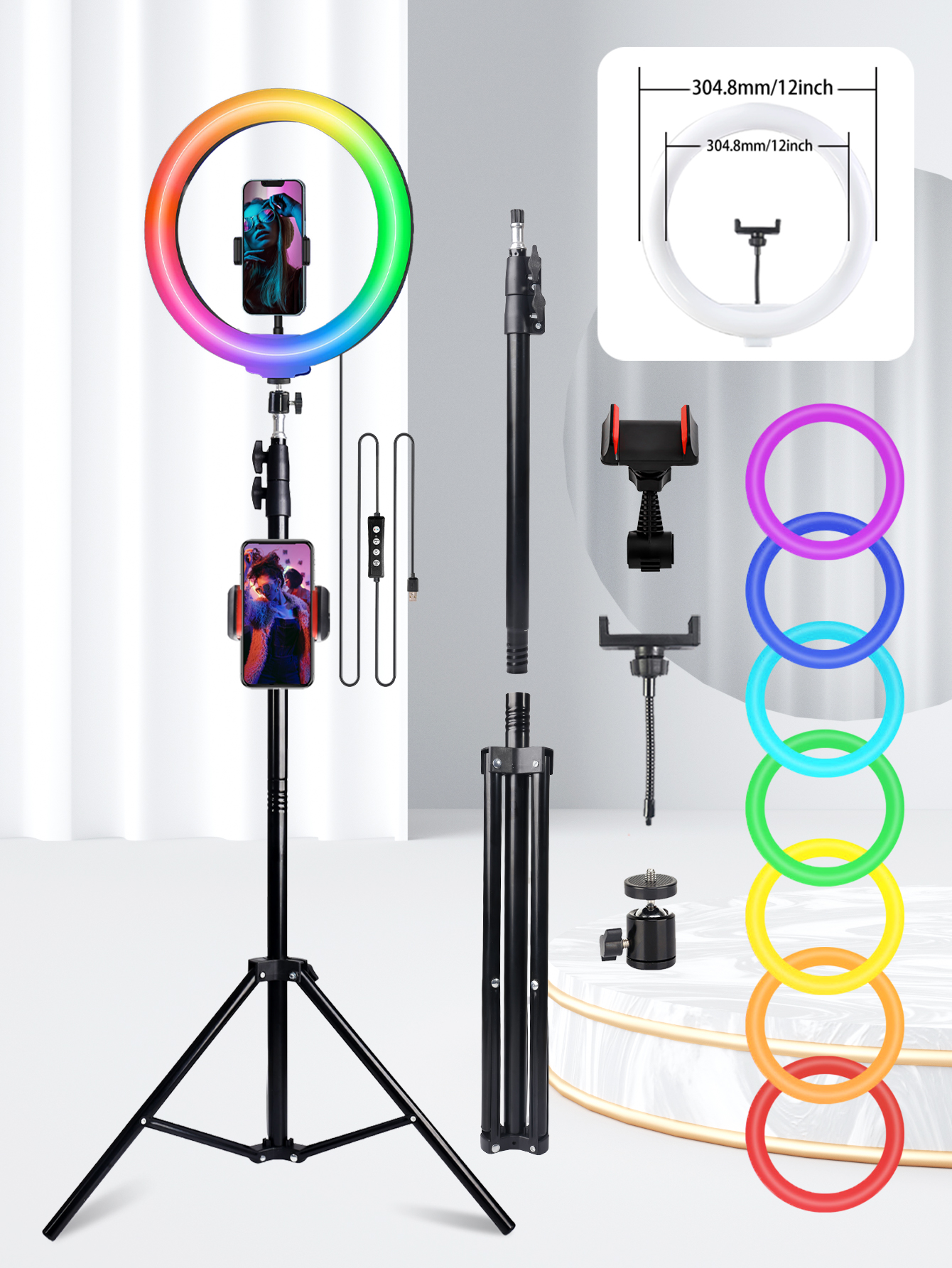 Photography Lighting Tent - A 10 Inch Professional Selfie Ring