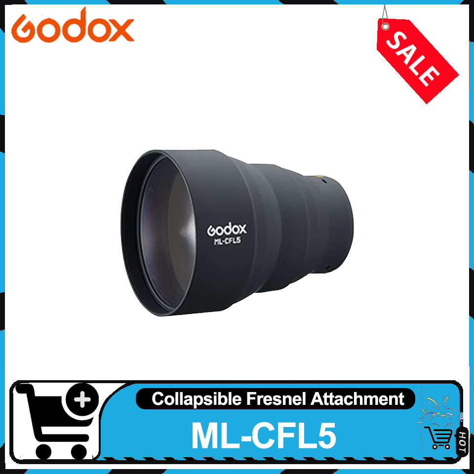 Fresnel Lens Attachment - Godox ML-CFL5 Collapsible Fresnel Attachment Photography
