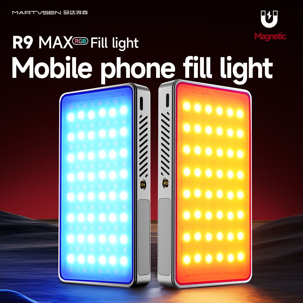 Photography Lighting Color - Mini Rechargeable R9PRO full-color RGB Camera