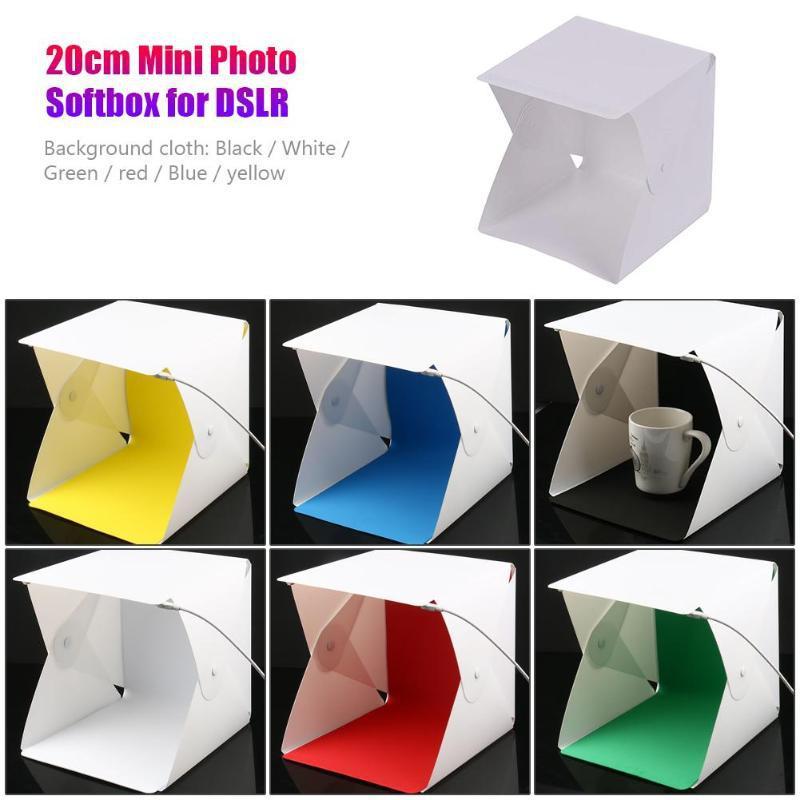 【C】Portable LED Photo Studio L - Photography Lighting Case ulasan dan harga