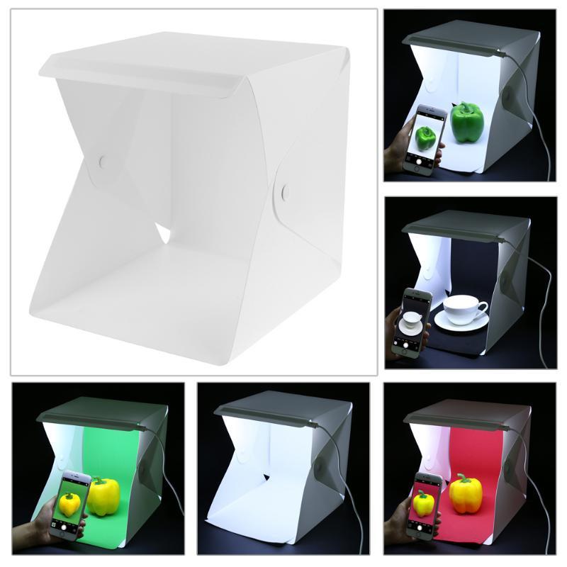 【C】Portable LED Photo Studio L - Photography Lighting Case ulasan dan harga