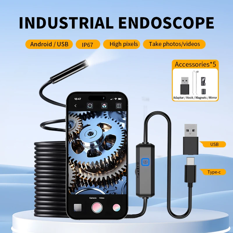 NEW Endoscope for OTG Android  - Photography Lighting Diagram ulasan dan harga