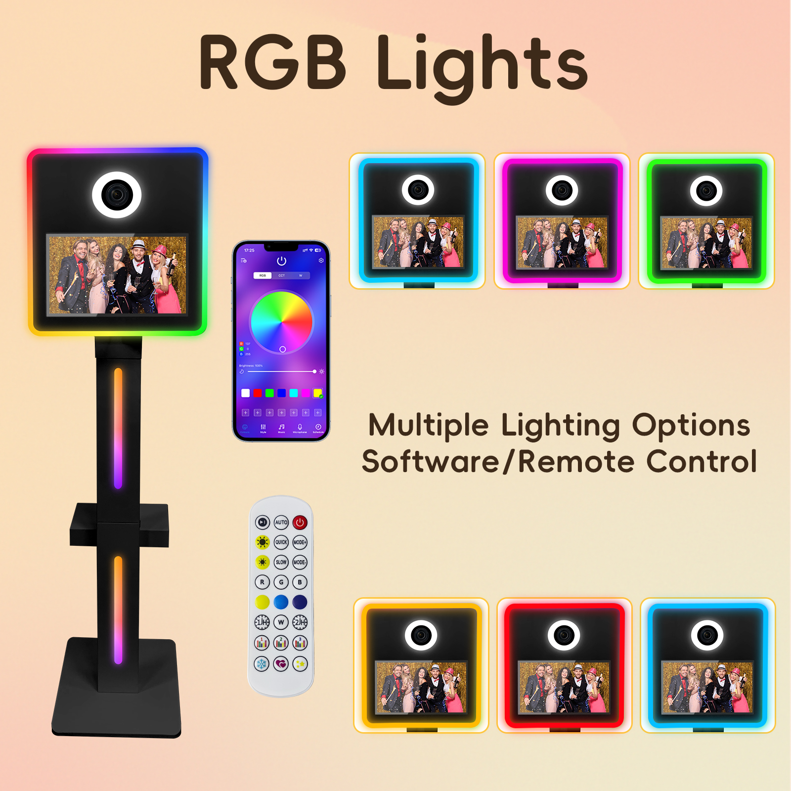 DSLR Photo Booth Machine with  - Photography Lighting Set ulasan dan harga