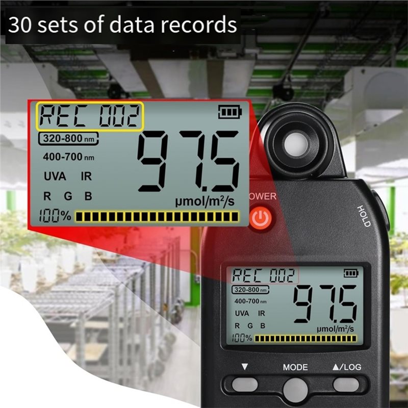 ABFI PAR Meter Tester 320Nm-80 - Photography Lighting Test ulasan dan harga