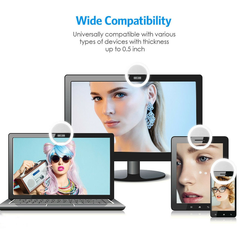 USB Charging LED Selfie Ring L - Photography Lighting Tent ulasan dan harga