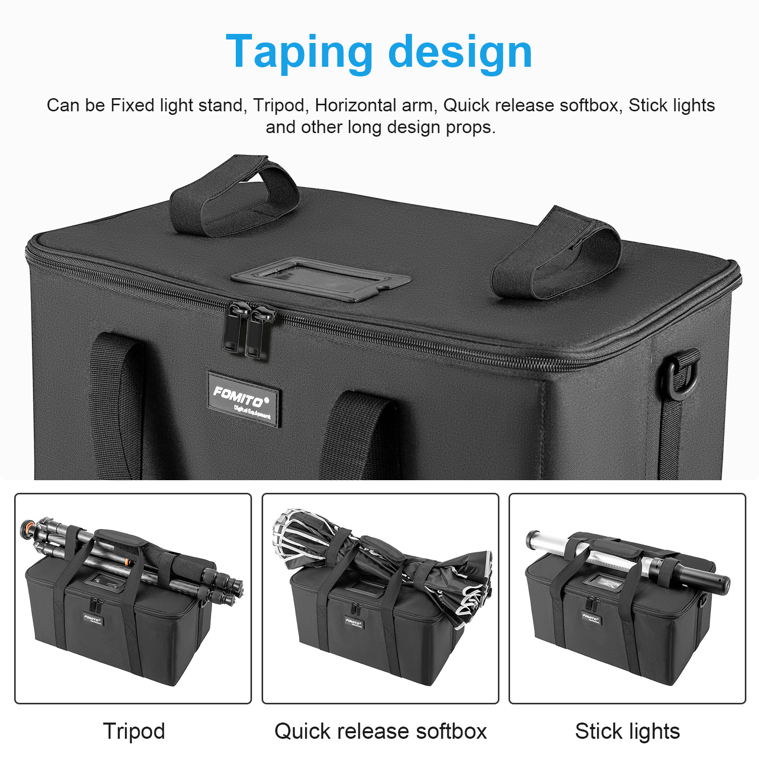 FOMITO Camera Bag Crossbody Sh - Photography Lighting Case ulasan dan harga