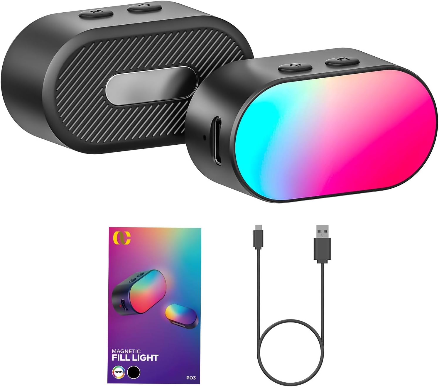 AOCHUAN Mini RGB Magnetic Fill - Photography Lighting Color ulasan dan harga
