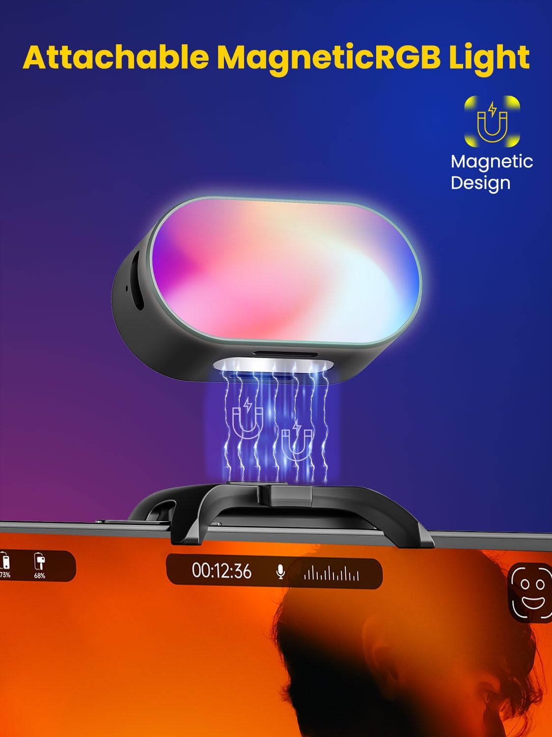 AOCHUAN Mini RGB Magnetic Fill - Photography Lighting Color ulasan dan harga