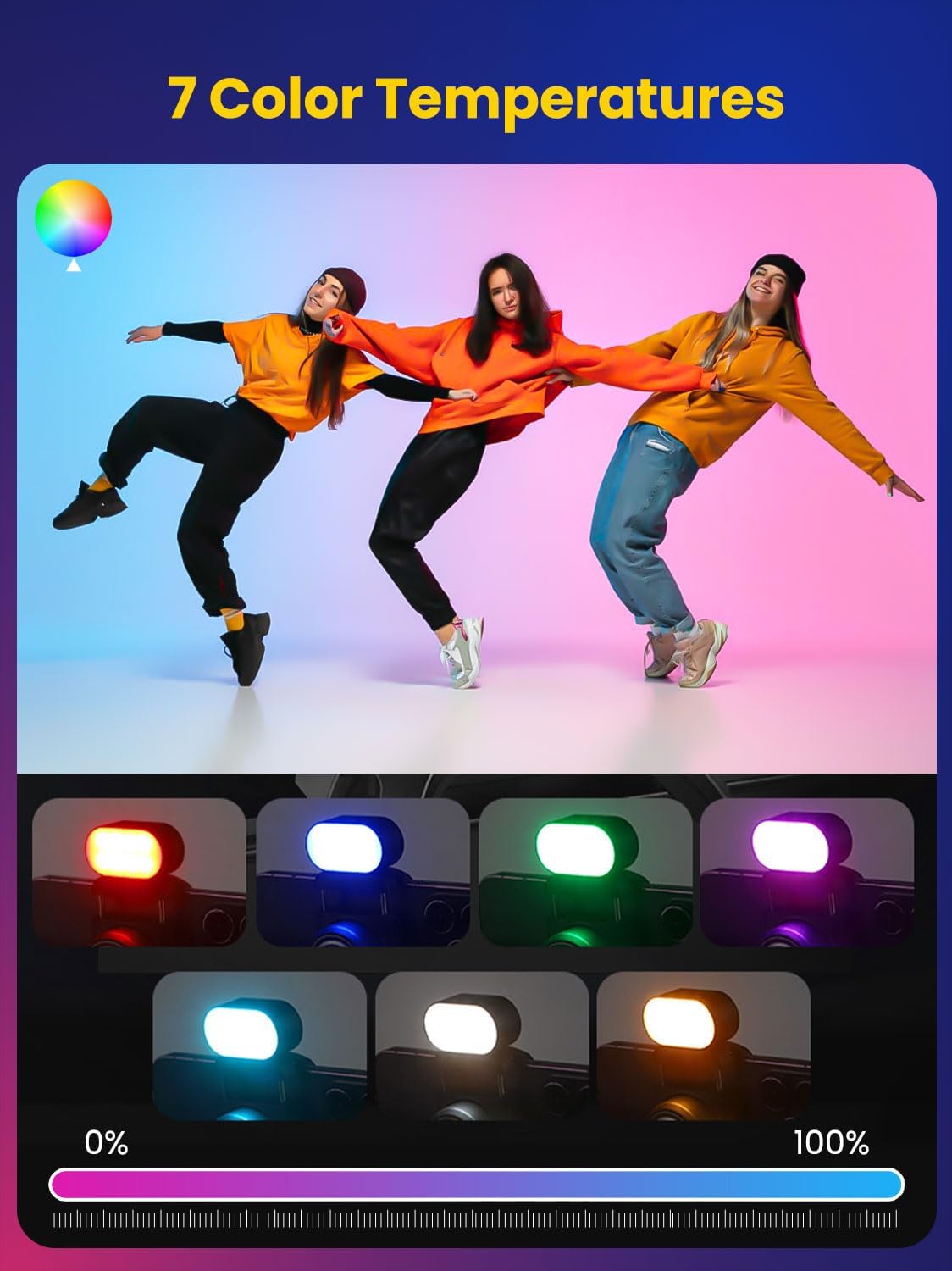 AOCHUAN Mini RGB Magnetic Fill - Photography Lighting Color ulasan dan harga