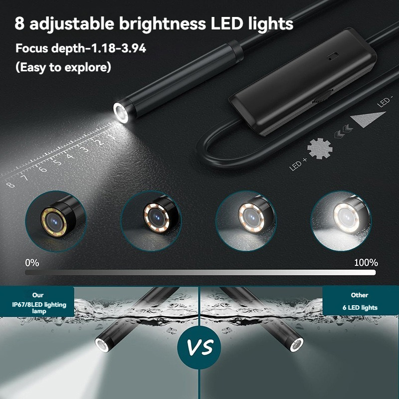 8mm Lens Industrial Endoscope, - Photography Lighting Diagram ulasan dan harga