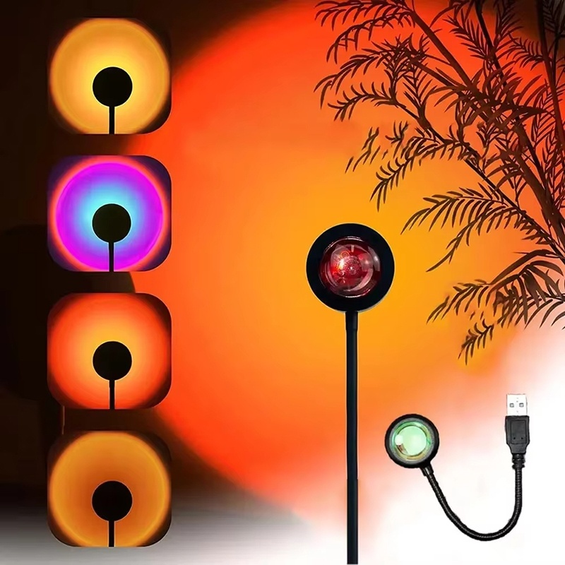 USB Charging LED Sunset Light  - Photography Lighting Color ulasan dan harga