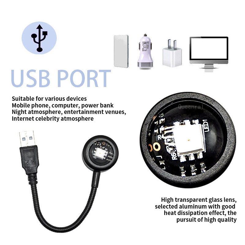 USB Charging LED Sunset Light  - Photography Lighting Color ulasan dan harga