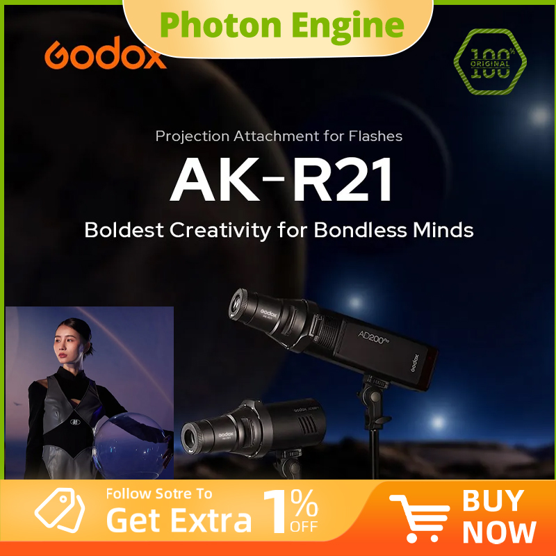 Godox AK-R21 Projection Attach - Fresnel Lens Attachment ulasan dan harga