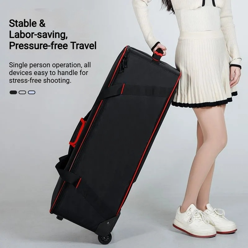 Studio Flash Light Kit Bag Pho - Photography Lighting Case ulasan dan harga
