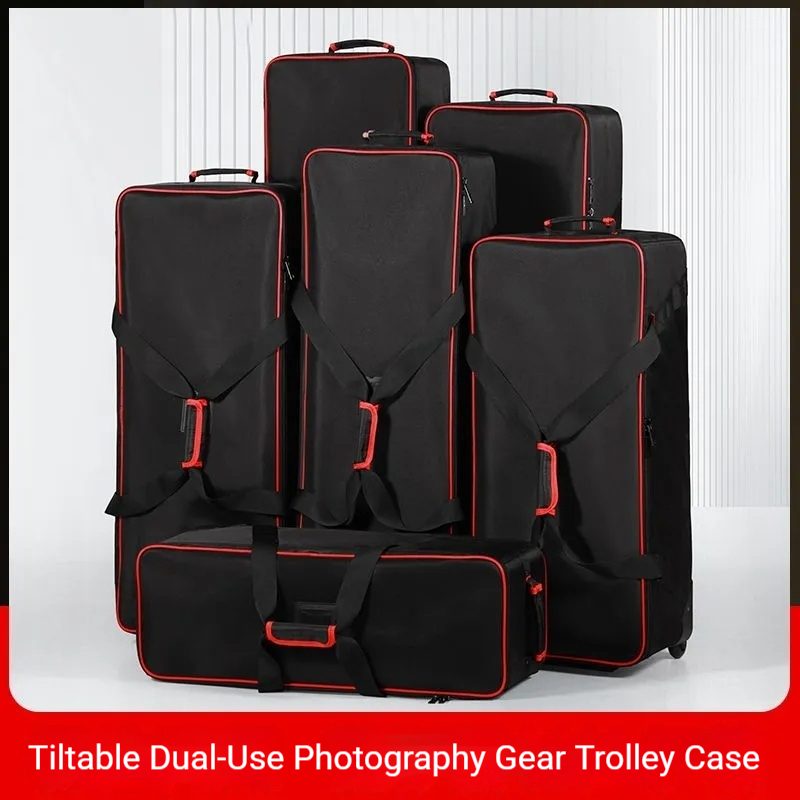 Studio Flash Light Kit Bag Pho - Photography Lighting Case ulasan dan harga