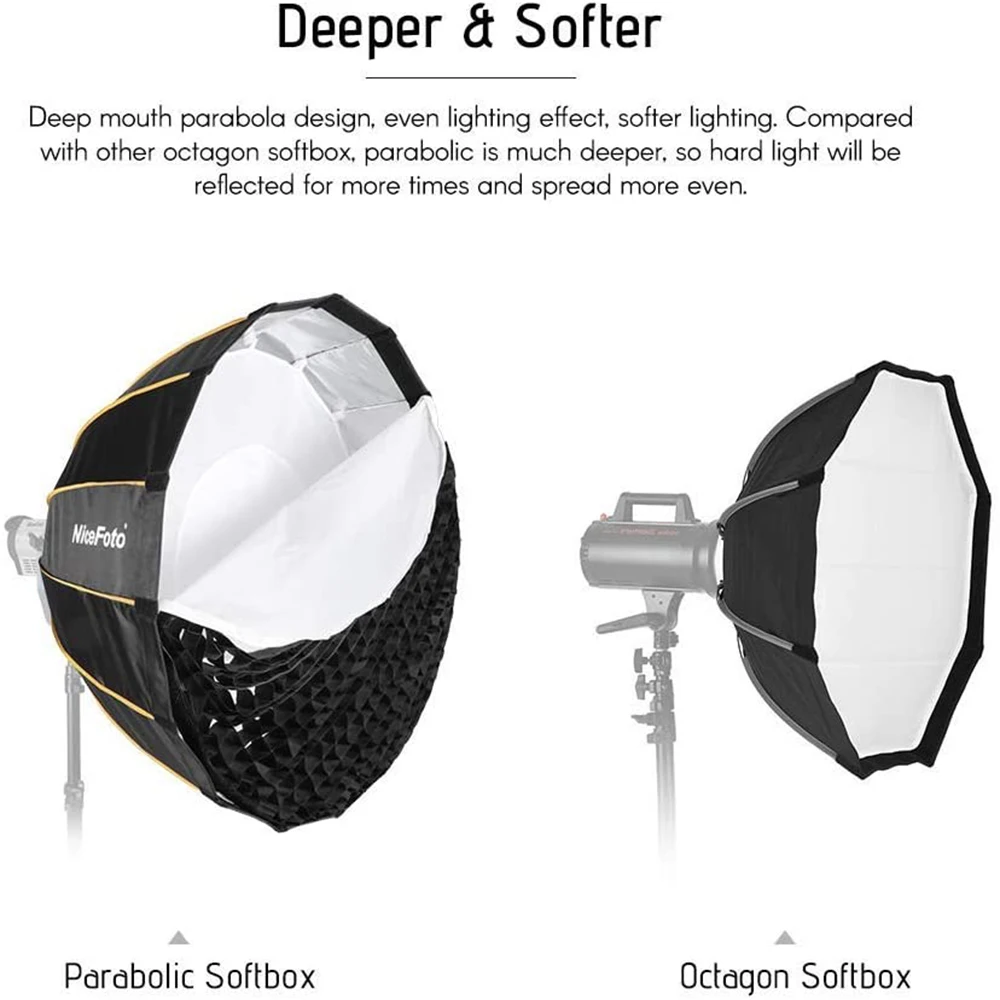 LED 35inch/90cm Quick Set-up F - Parabolic Umbrella Deep ulasan dan harga