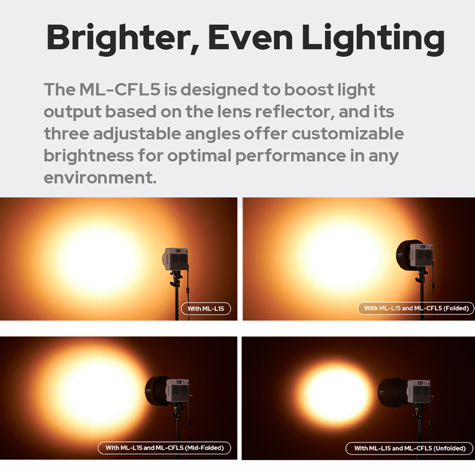 Godox ML-CFL5 Collapsible Fres - Fresnel Lens Attachment ulasan dan harga