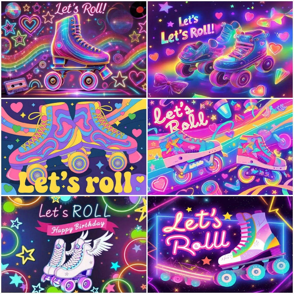 Roller Skating Shoes Theme Bir - Photography Lighting And Backdrop ulasan dan harga