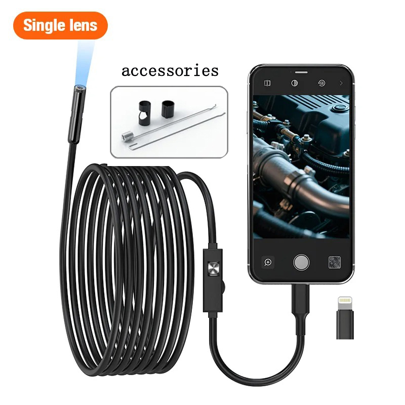 Single/Dual Lens Endoscope Cam - Photography Lighting Diagram ulasan dan harga