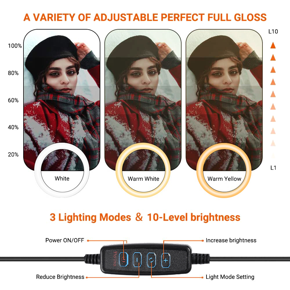 26cm 10 inch Led Ring Selfie L - Photography Lighting Set ulasan dan harga