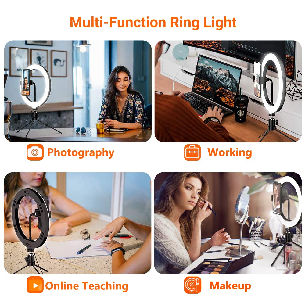 26cm 10 inch Led Ring Selfie L - Photography Lighting Set ulasan dan harga