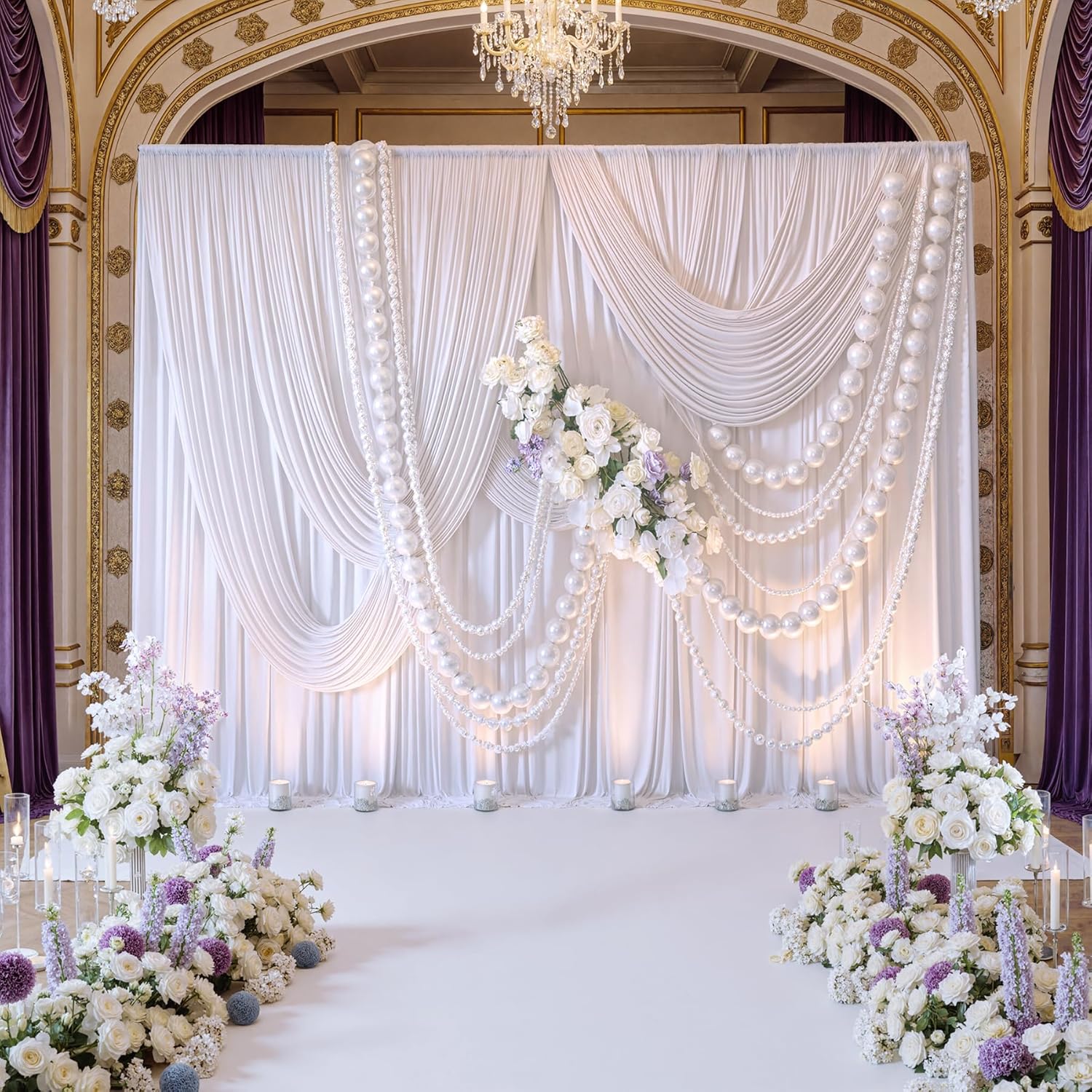 White Backdrop Curtains 10x10  - Photography Lighting And Backdrop ulasan dan harga