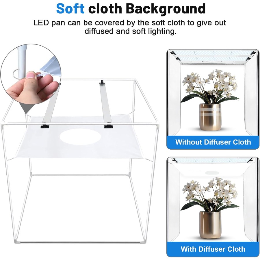 Photo Light Box 40x40 Inch for - Photography Lighting Color ulasan dan harga