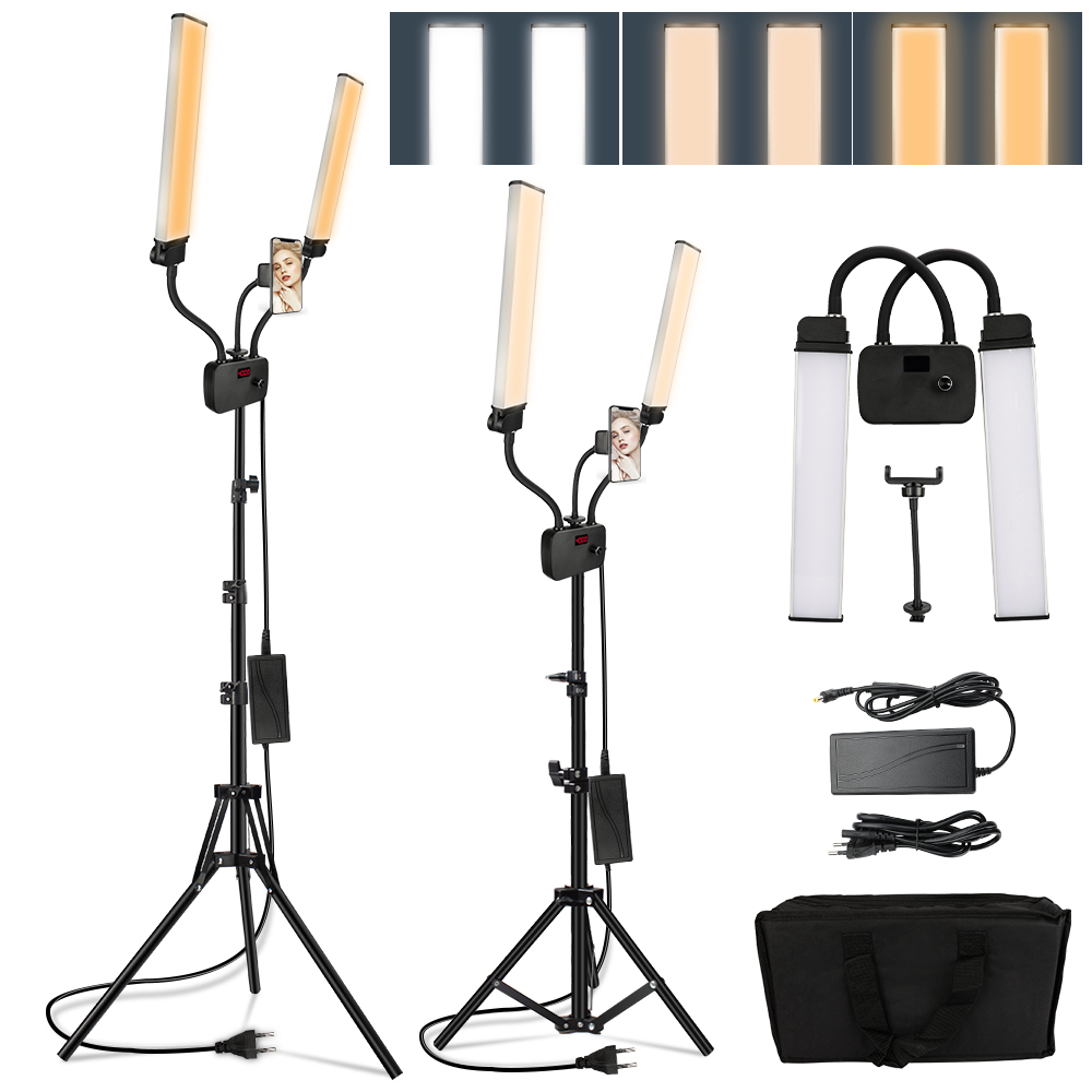 224LEDs Photographic Double Ar - Photography Lighting Set ulasan dan harga