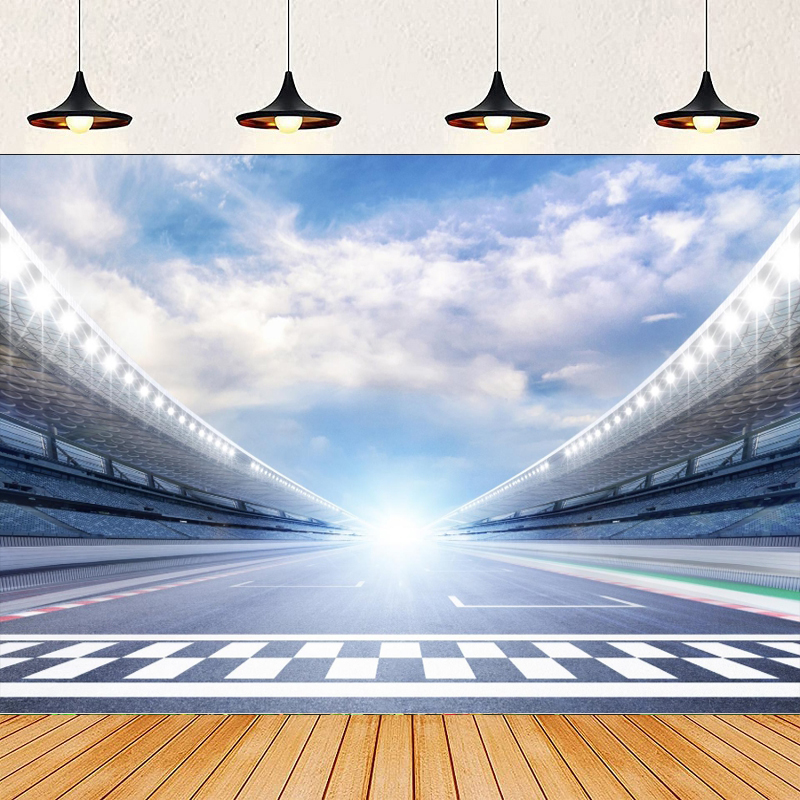 Racing Car Photography Backdro - Photography Lighting And Backdrop ulasan dan harga
