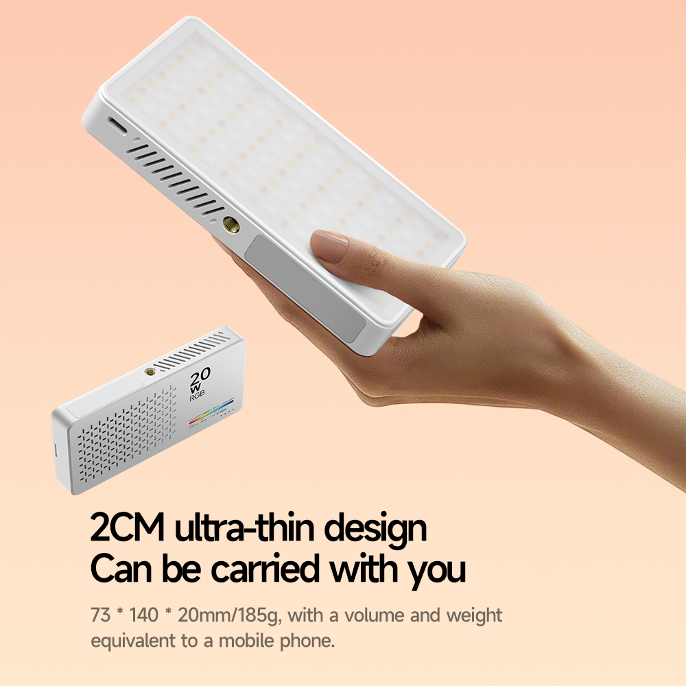 Mini Rechargeable R9PRO full-c - Photography Lighting Color ulasan dan harga