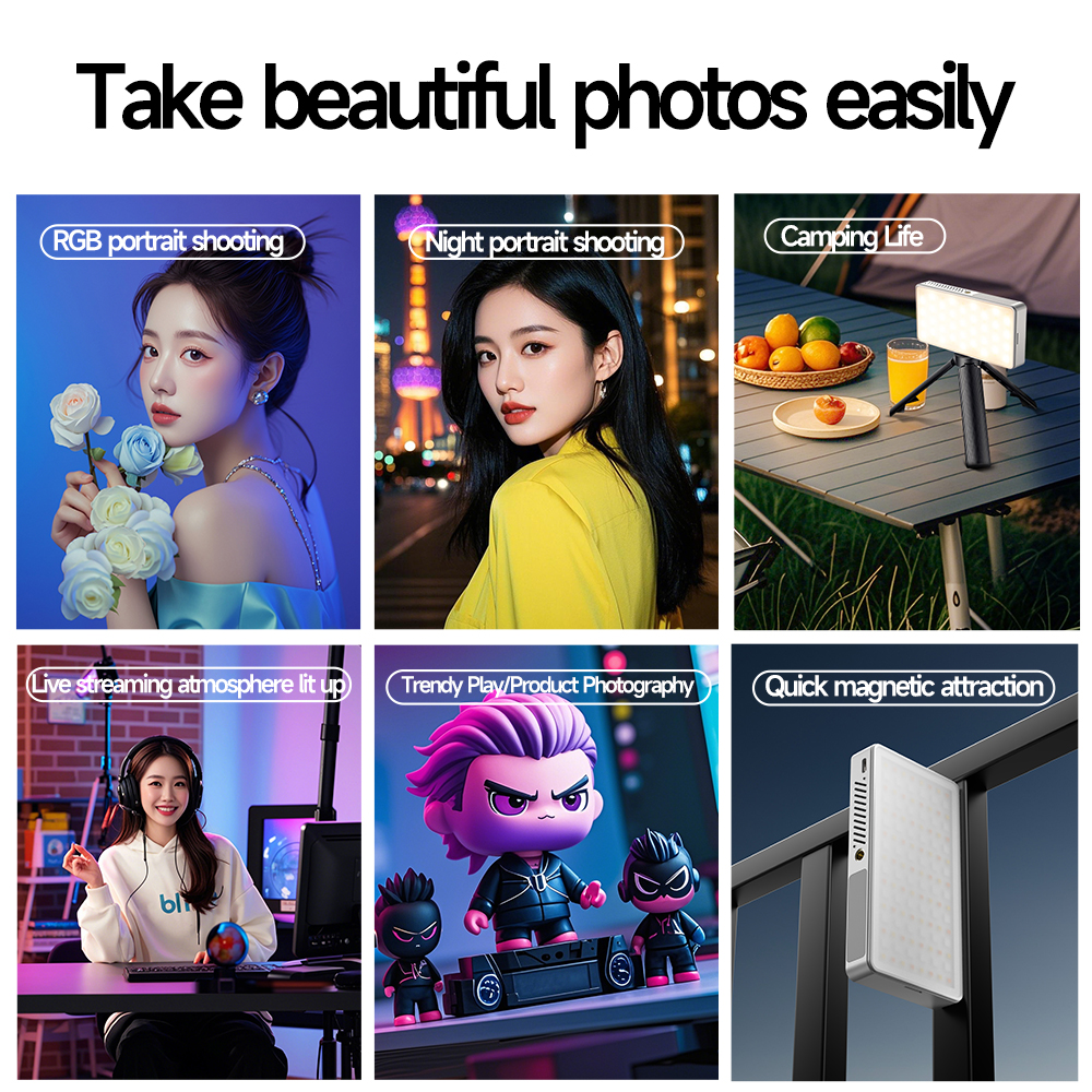 Mini Rechargeable R9PRO full-c - Photography Lighting Color ulasan dan harga
