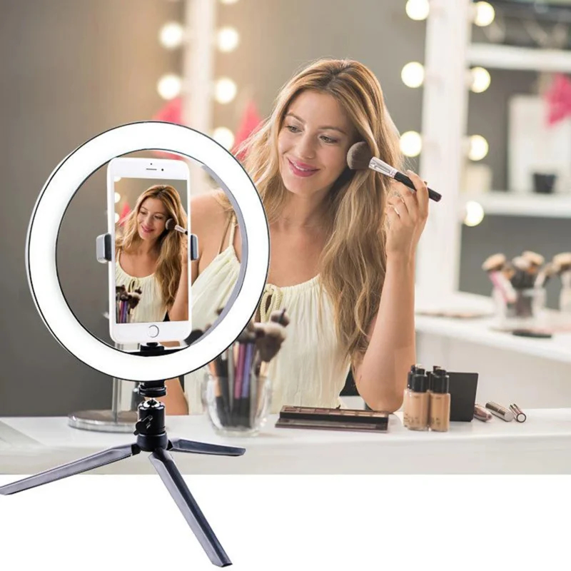 Dimmable26cm LED Ring Light Ki - Photography Lighting Set ulasan dan harga