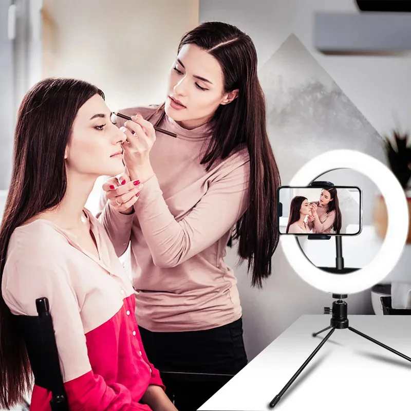 Dimmable26cm LED Ring Light Ki - Photography Lighting Set ulasan dan harga