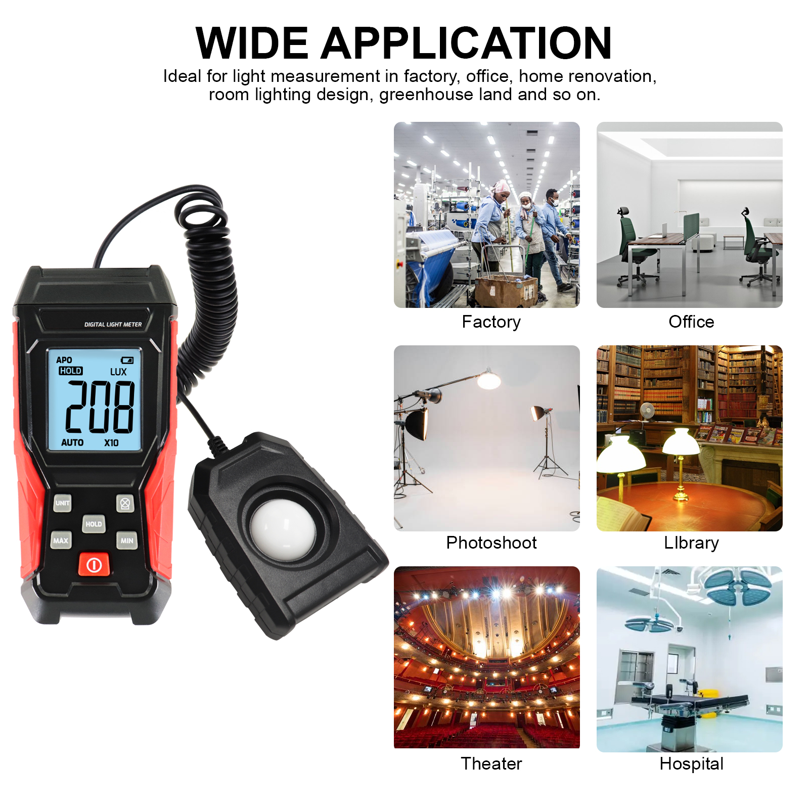200000Lux Digital Light Lux Me - Photography Lighting Test ulasan dan harga