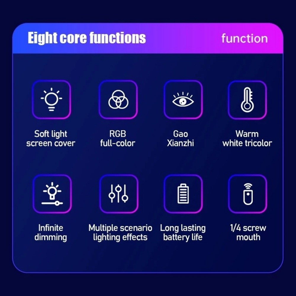 Handheld LED RGB Light Stick C - Photography Lighting Color ulasan dan harga