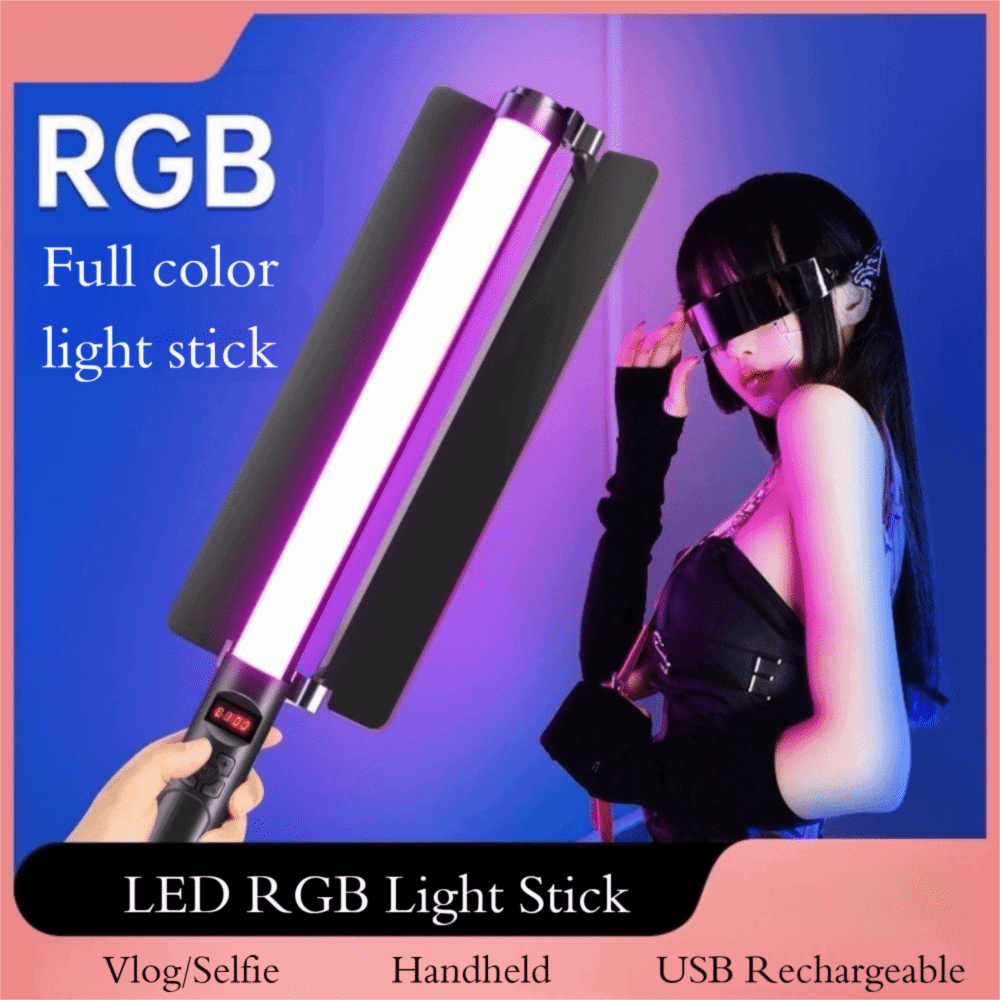 Handheld LED RGB Light Stick C - Photography Lighting Color ulasan dan harga