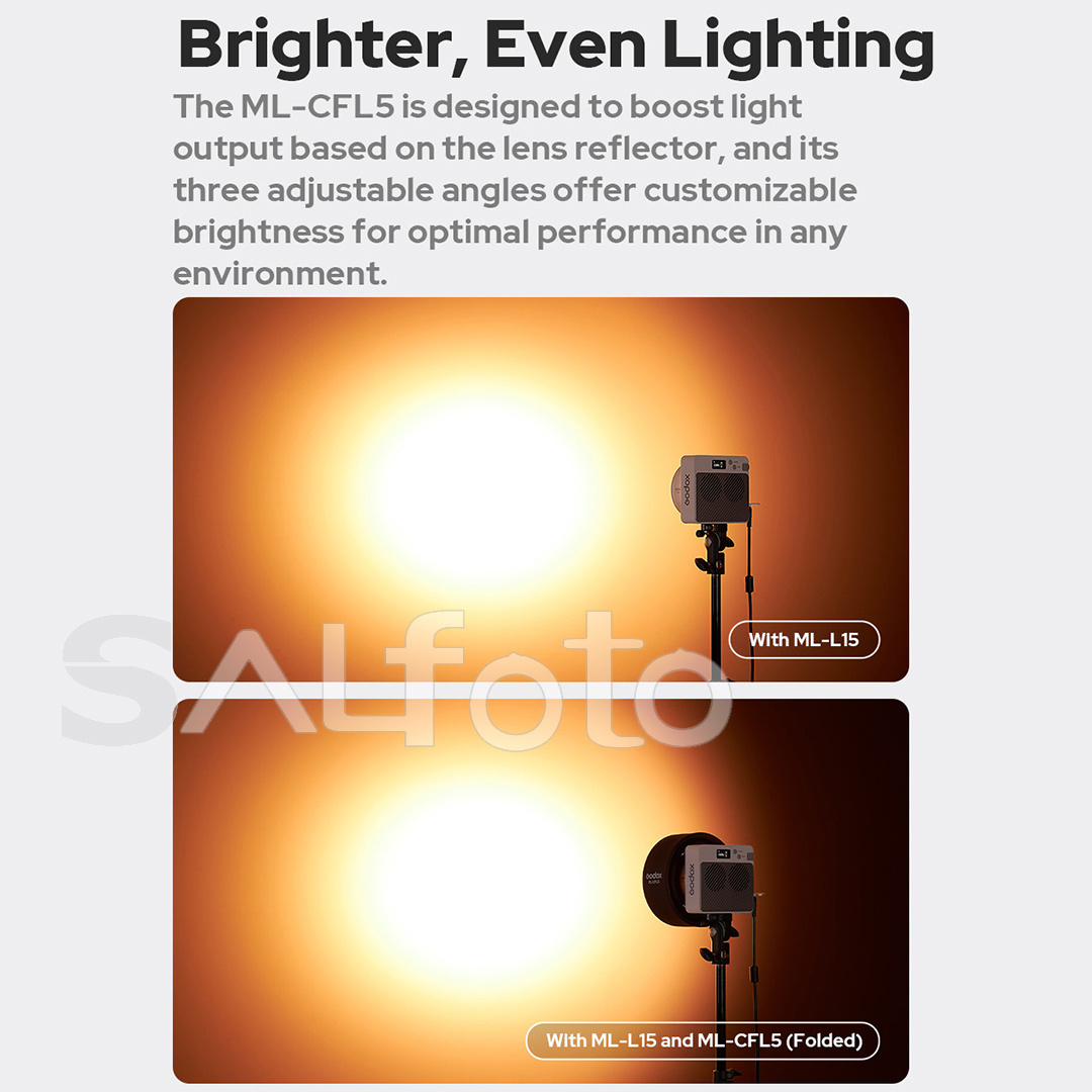 Godox ML-CFL5 Collapsible Fres - Fresnel Lens Attachment ulasan dan harga
