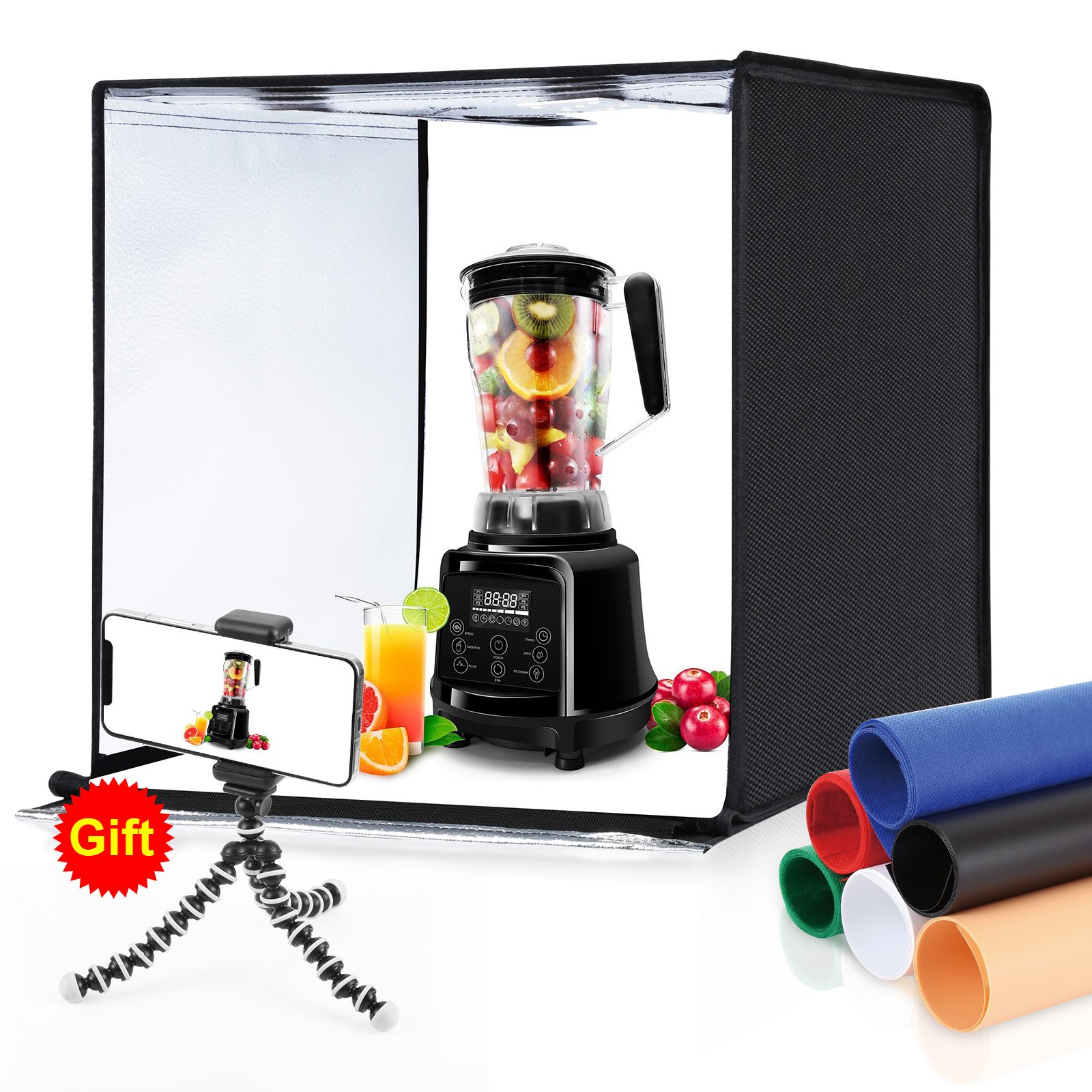 PULUZ 60cm Photo Studio Light  - Photography Lighting Case ulasan dan harga