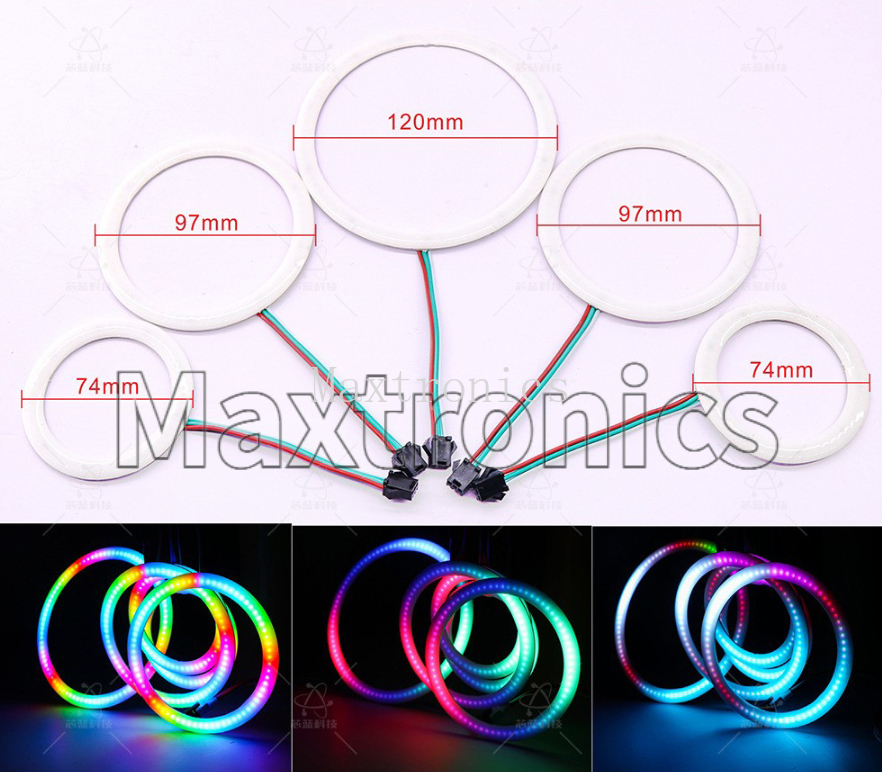 WS2812B FCOB RGB Led Ring 18/3 - Led Ring Light 18 ulasan dan harga