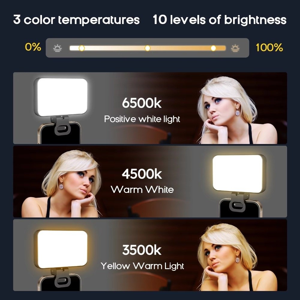 800/1000mAh LED Selfie Light U - Photography Lighting Tent ulasan dan harga