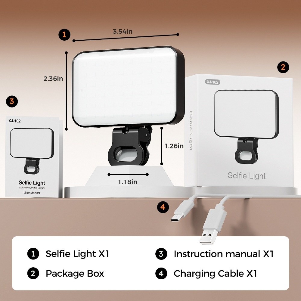 800/1000mAh LED Selfie Light U - Photography Lighting Tent ulasan dan harga