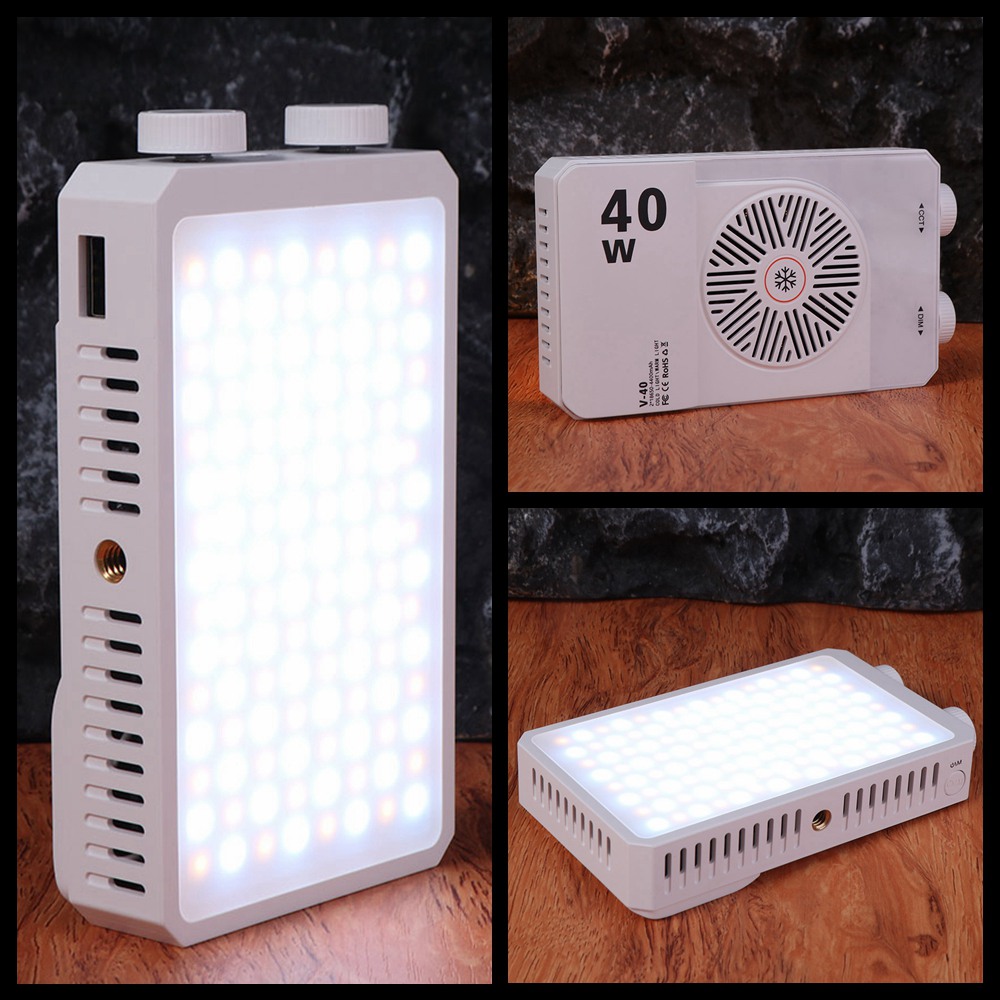 40W RGB LED Camera Light 2800- - Photography Lighting Color ulasan dan harga