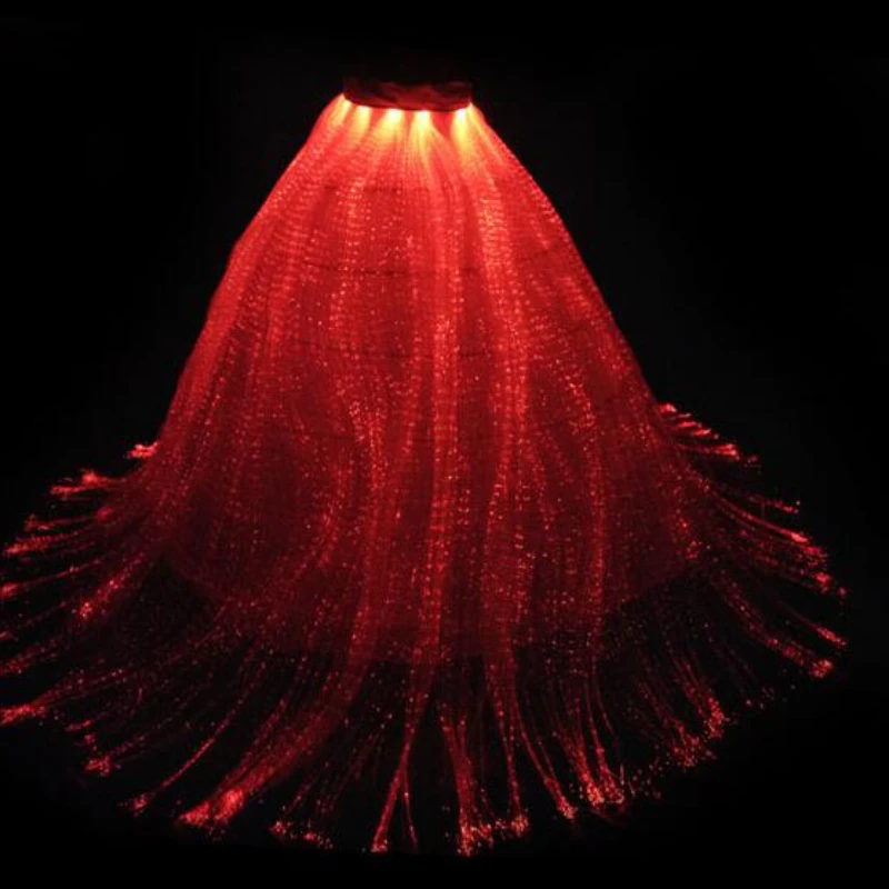 Led Light Glowing Wedding Dres - Photography Lighting Color ulasan dan harga