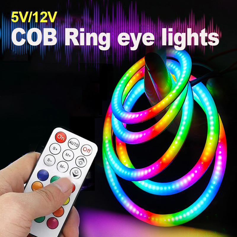 5V/12V WS2812B RGB COB RING Pi - Led Ring Light 18 ulasan dan harga