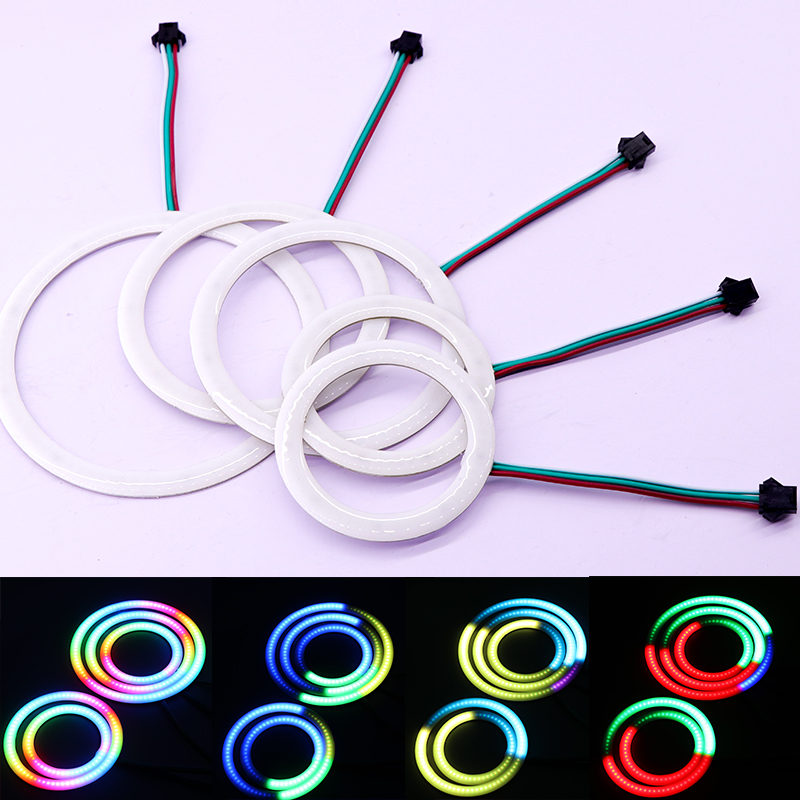 5V/12V WS2812B RGB COB RING Pi - Led Ring Light 18 ulasan dan harga
